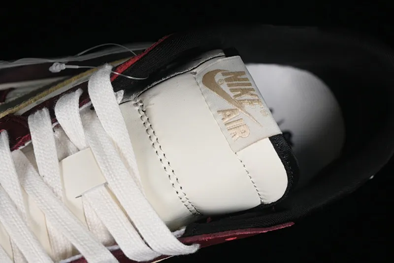 All categories Air Jordan Jordan series basketball shoes Air Jordan 1 Low Travis Scott x Fragment Design x Jordan Air Jordan 1 Low OG SP AJ1 Joe 1LV joint wine red print low-top cultural casual sneakers LX1988-400